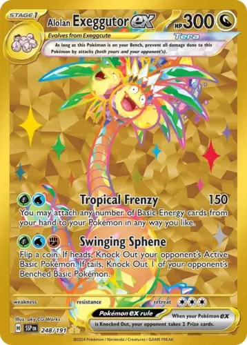 Alolan Exeggutor Ex 248/191 Sv08: Surging Sparks
