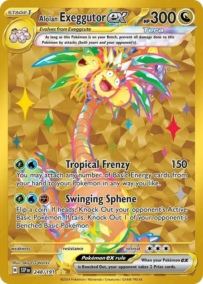 Alolan Exeggutor Ex 248/191 Sv08: Surging Sparks