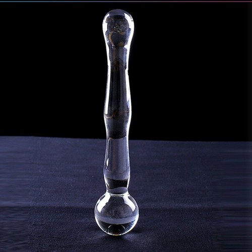 Crystal Glass Dildo Anal Bead Butt Plug G-Spot /P-Spot Stimulator For Men Women - Picture 6 of 6