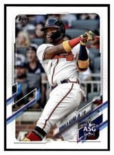 2021 Topps All Star Game insert 2 Ronald Acuna Jr Atlanta Braves baseball card