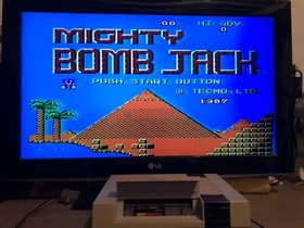 Mighty Bomb Jack (Nintendo Entertainment System, NES, 1987) con manual