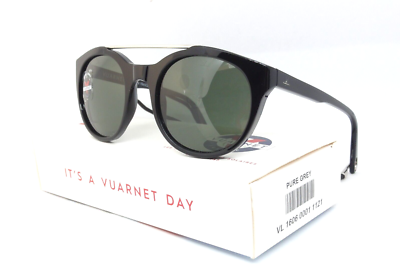 Vuarnet Black Pure Gray Sunglasses Round Lanyard Vl1606 0001  display picture 2