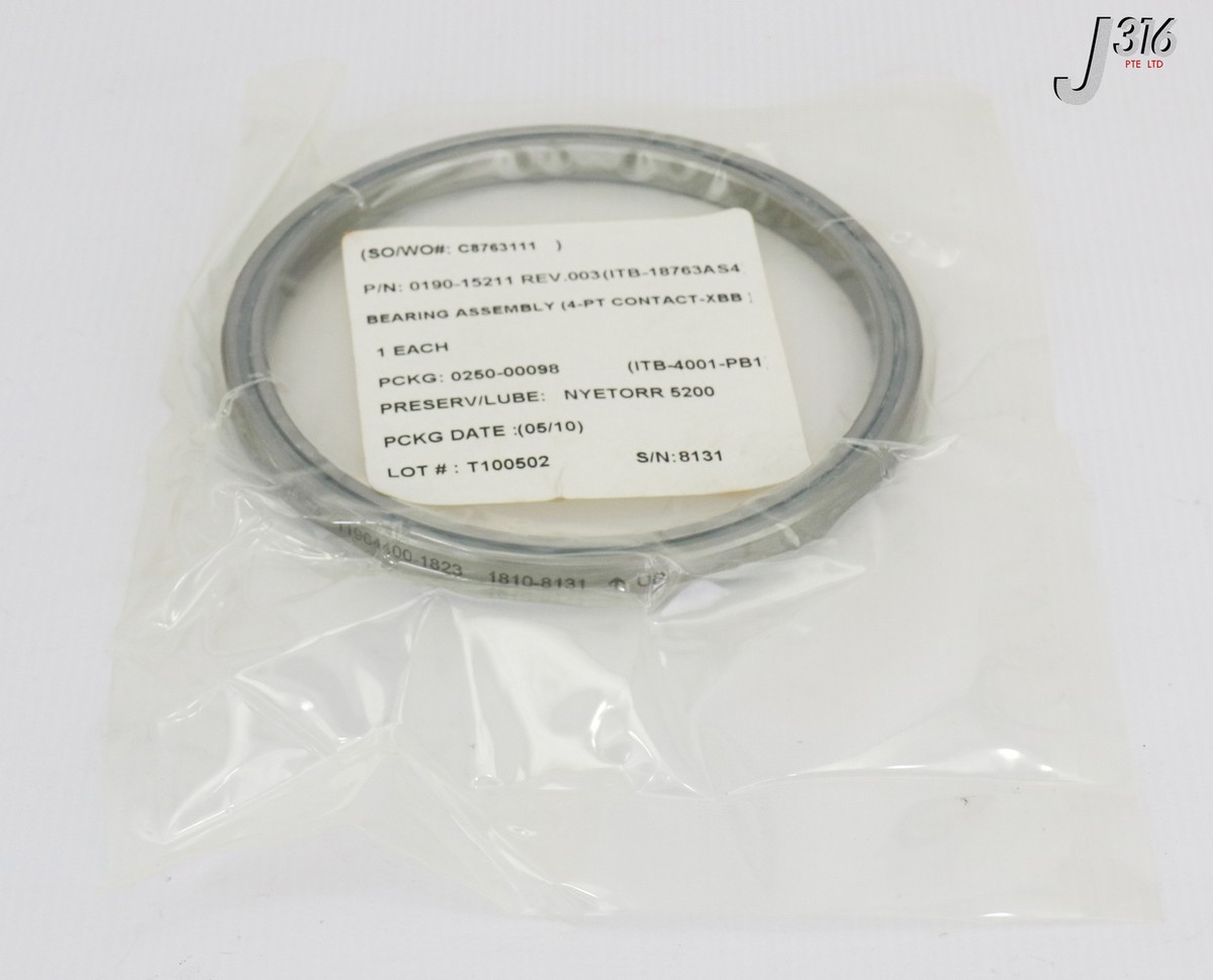 55様 16492 APPLIED MATERIALS BEARING ASSY 4-PT CONTACT-XBB 0190-15211