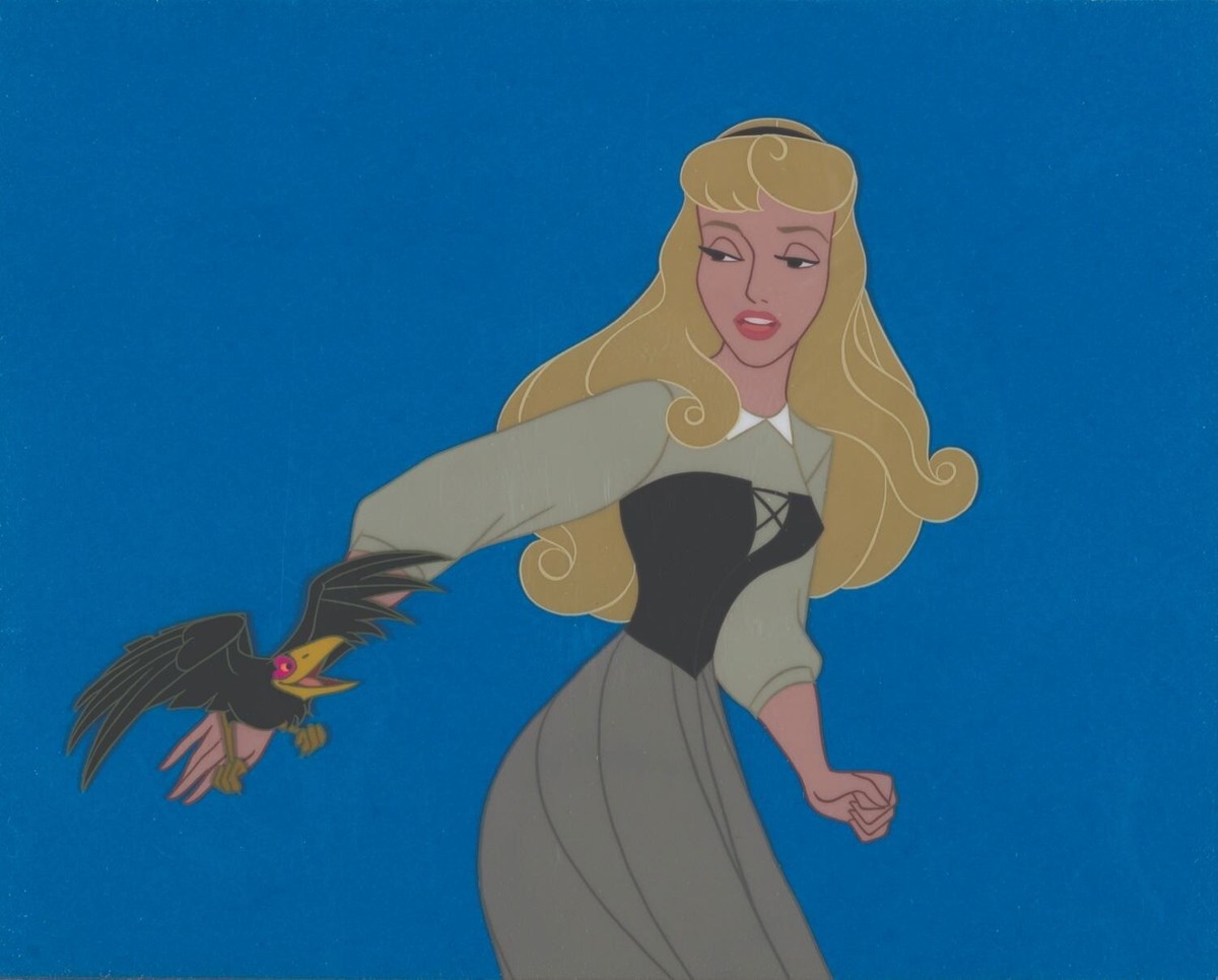 Sleeping Beauty Aurora Briar Rose Diablo Cel Setup Walt Disney