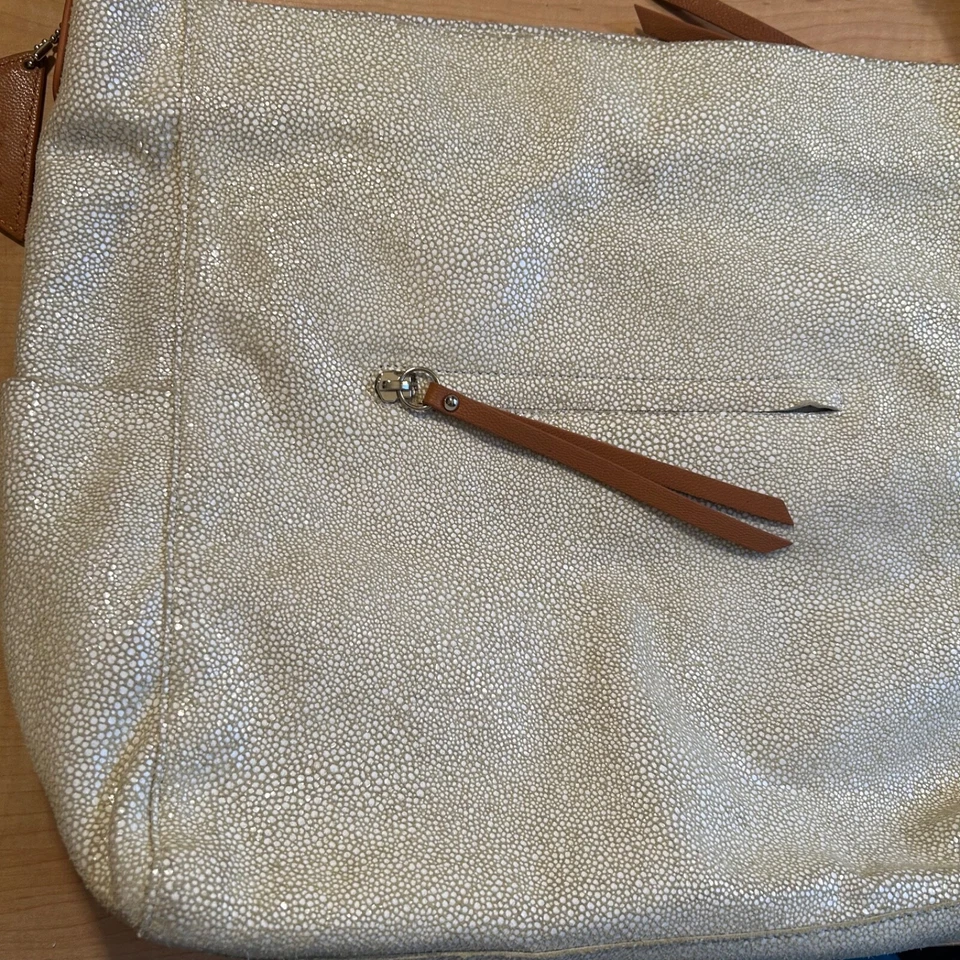 Bolso de Hombro Sorial New York Verde Patrón Piel de Serpiente Brillo Gamuza Cuero Foto 2 de 4