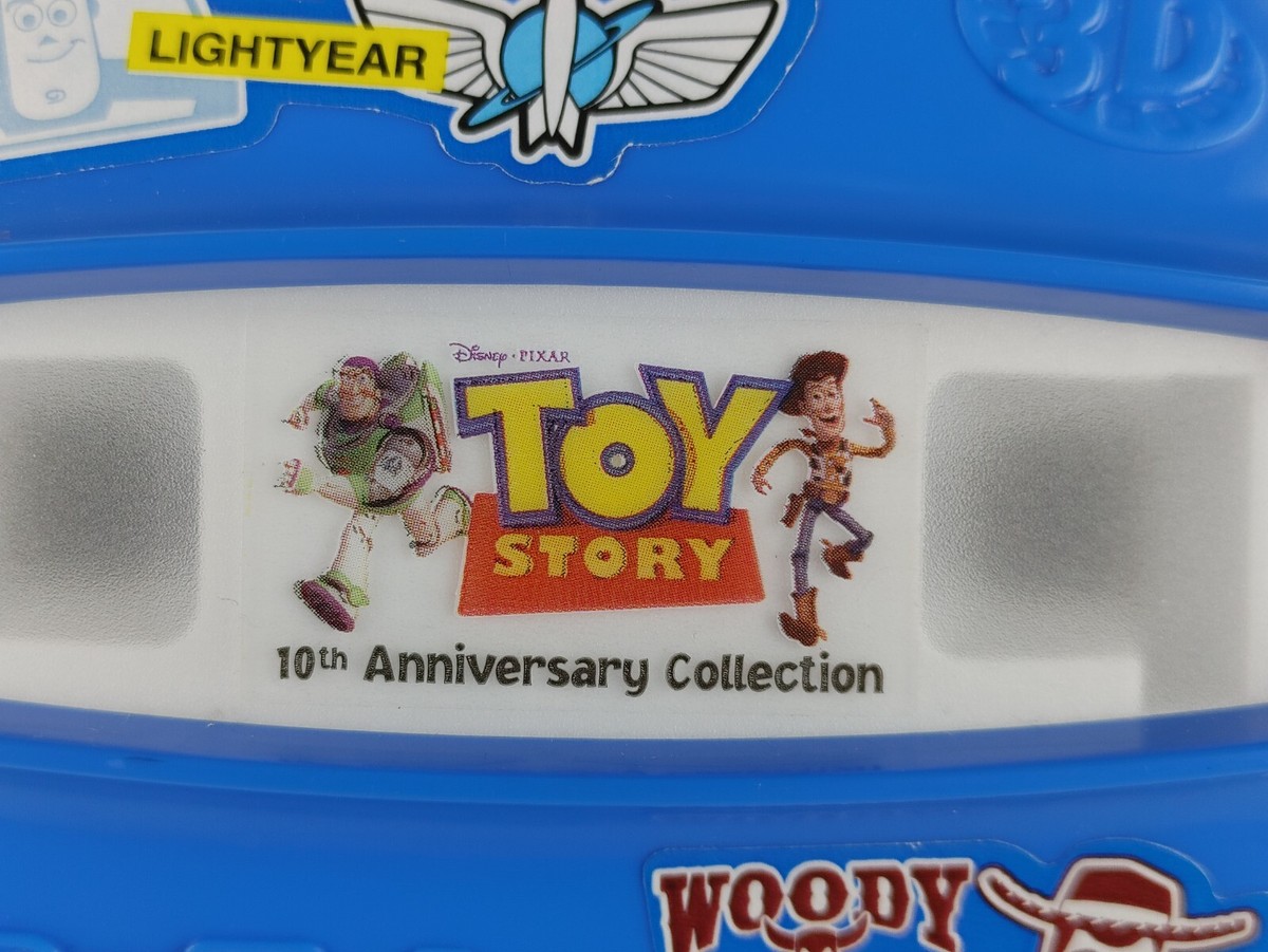 Model L Toy Story 10th Anniversary Buzz Lightyear Woody Blue 3D