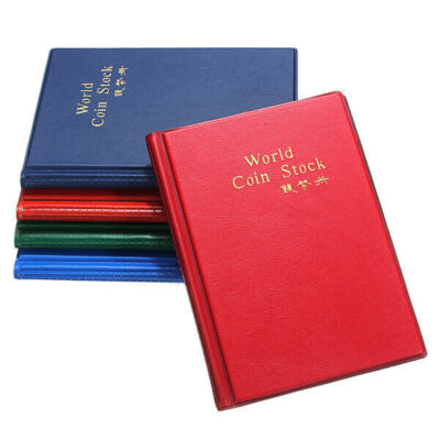 120 Pockets Free Coin Collection Album 3x4 Folder Storage