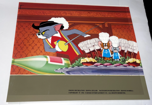 Tom i Jerry Cel Hanna Barbera TWO MOUSEKETEERS Animacja Szkic artystyczny i promocja - Zdjęcie 1 z 20