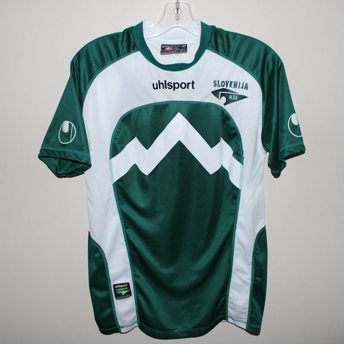 Maillot De Football Vintage Adidas Slovenia XL - Porté En Match #14 - Occasion