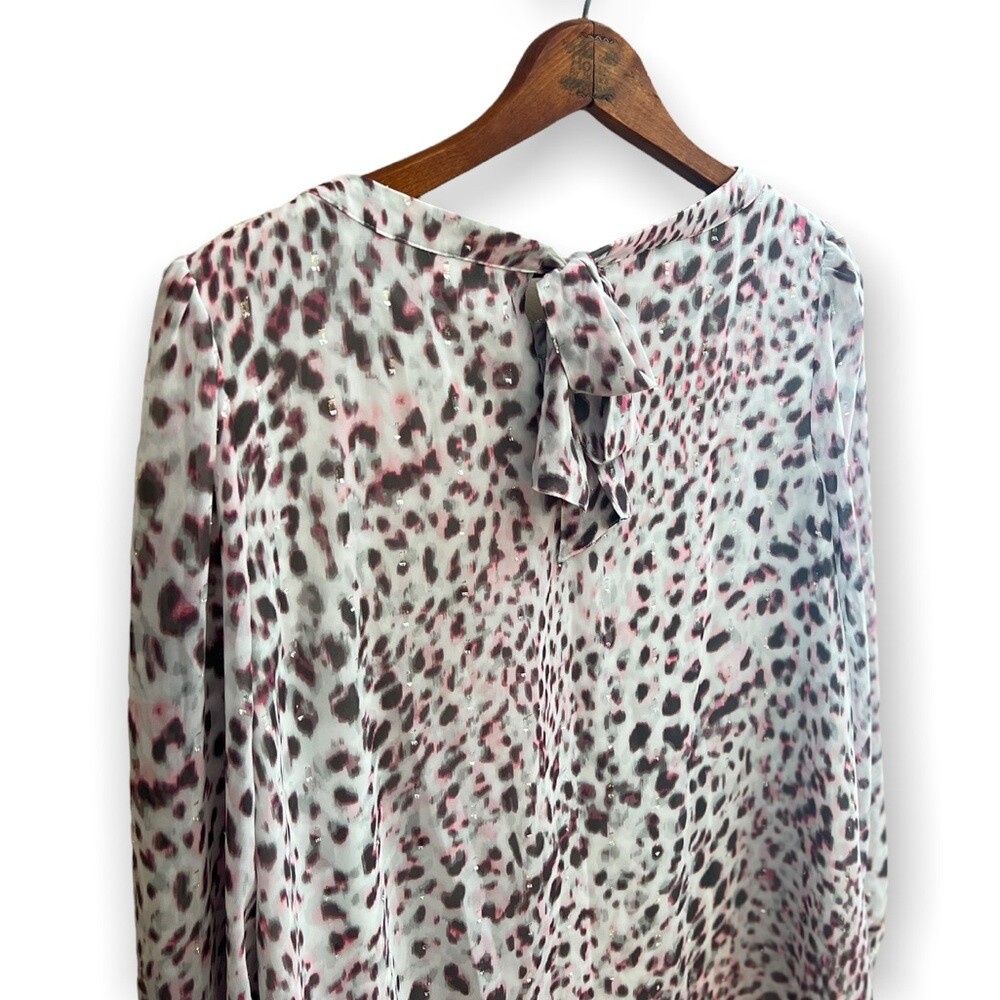 Talbots Fully Lined Back Bow Top - image 7