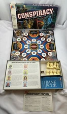 1973 Conspiracy Game by Milton Bradley Complete in Very Good Cond FREE SHIPPING