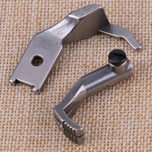 2pcs 4mm Single Left Toe Walking Presser Foot Kit Fit for Pfaff 145 146