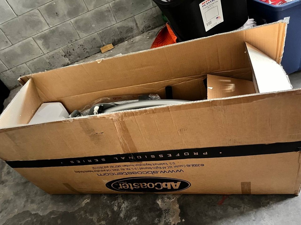 Ab Machine Coaster Abdominal Crunch Trainer for Home Gym Core Workout