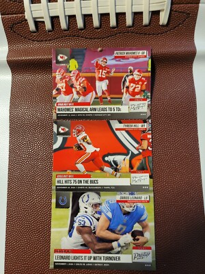 NFL PRESTIGE 2021 PANINI 》highlight reel 《 3 Karten