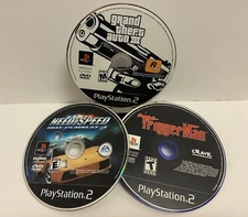 Lot PlayStation 2 PS2 | GTA 3, Trigger Man, NFS Hot Purs 2 Black Label Disc Only