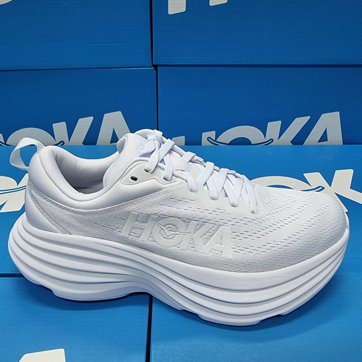 New Hoka One One Bondi 8 1127952/WWH Women's Running Shoes