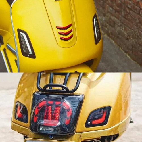 LED Front Rear Turn Signal Light Flashing For VESPA GTS125 250 300 GTV250 GTV300 - Picture 4 of 14