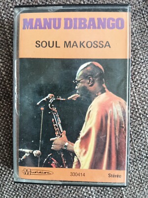 Manu Dibango Soul Makossa Cassette 330414 - MU 434 T Recently Tested 