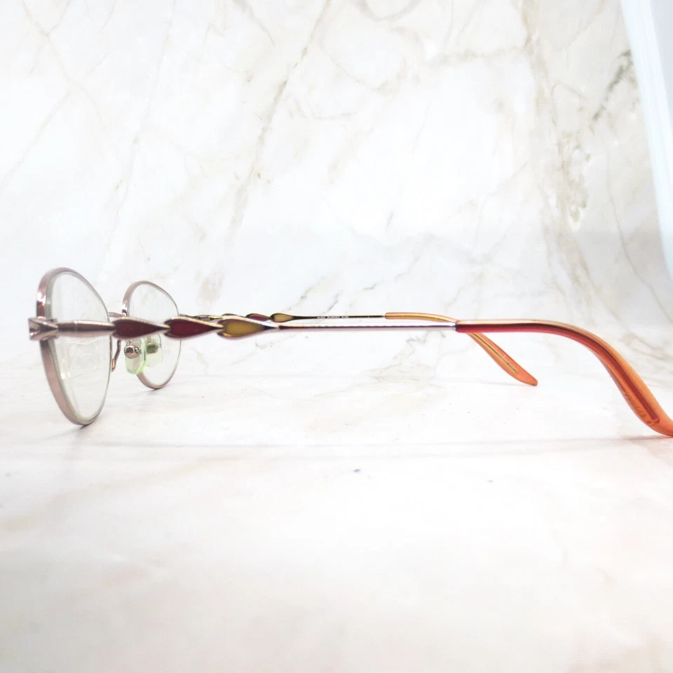 Женская оправа для очков Hush Puppies H162 розовое золото полный ободок овальная 51-16-135 - Изображение 3 из 4