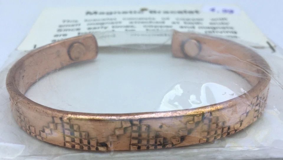 Pulsera Magnética - Tono Cobre, Unisex, Diseño Único - NUEVA Foto 3 de 3