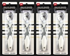 4 Walgreens Callus Shaver Foot Care 1 Handle w/ 2 Replacement Blades