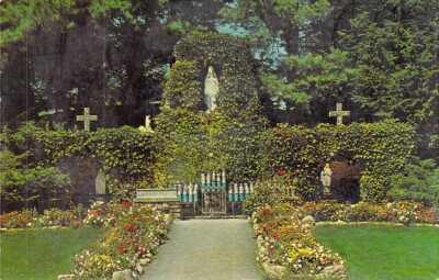 Shrine of the Immaculate Conception Haines Falls New York Vtg Postcard M24
