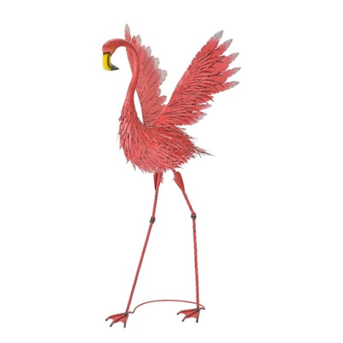 METALL Flamingo Dekoration ca. 127cm GARTEN Wohnen HAUS Vogel PINK JMA246 - Bild 1 von 1