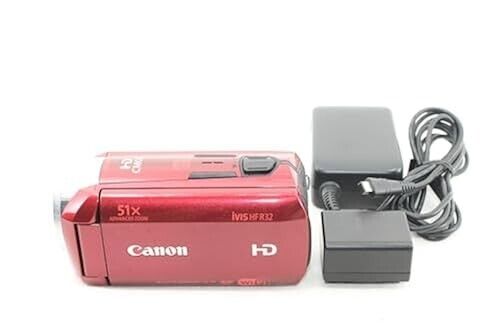 Canon Digital Video Camera iVIS HF R32 Red 32x Optical Wi-Fi Canon Digital Video Camera iVIS HF R32 Red 32x Optical Wi-Fi