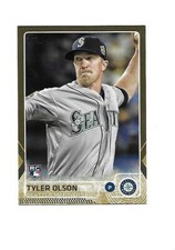 2015 TOPPS UPDATE Gold  #126 TYLER OLSON RC  (Mariners) # 0846/2015