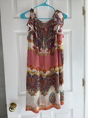 Joyce & Girls 100% SILK Blouse Coverup
