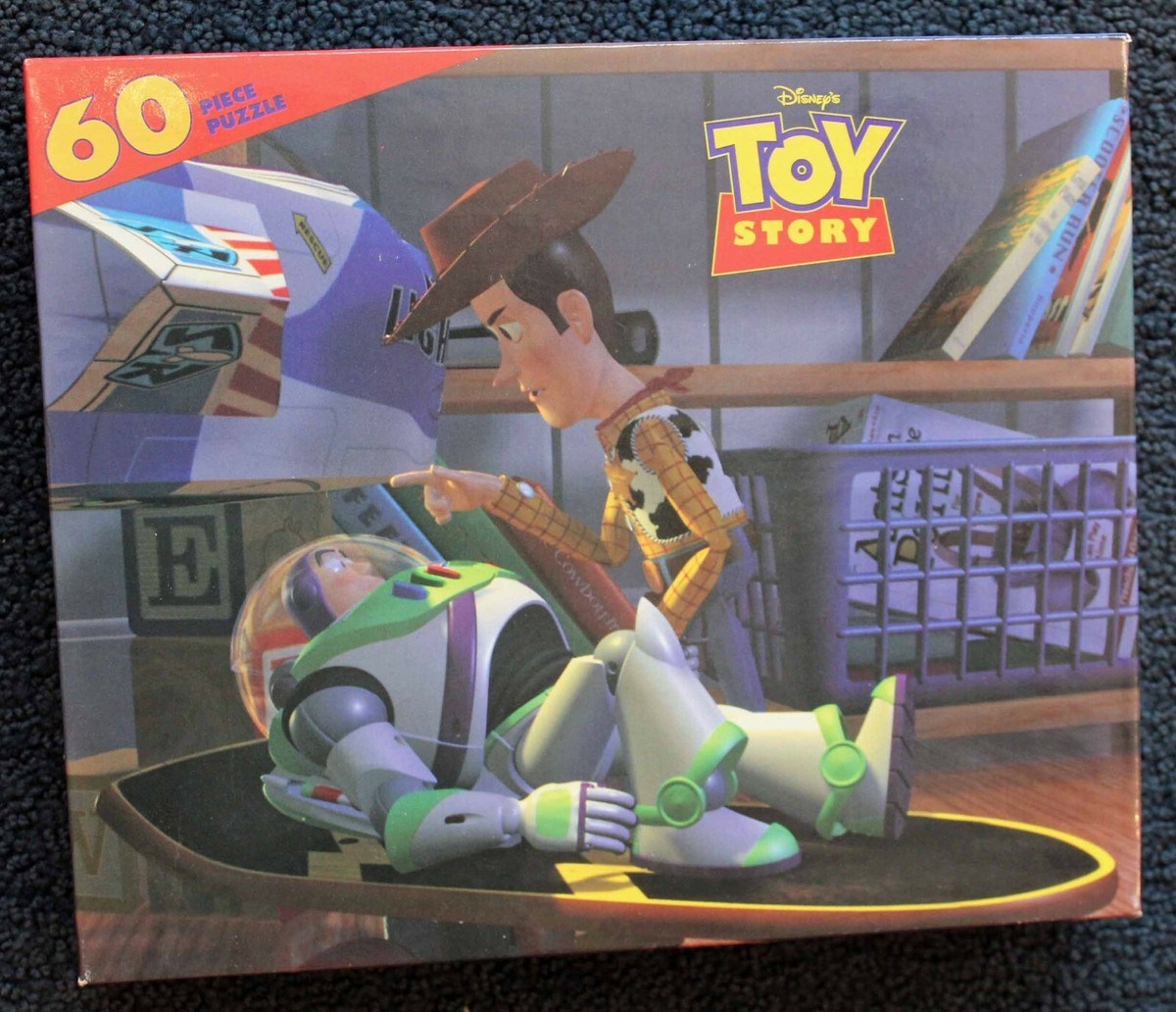 Toy Story Rare 1995 Woody & Buzz Lightyear 60 Piece Puzzle