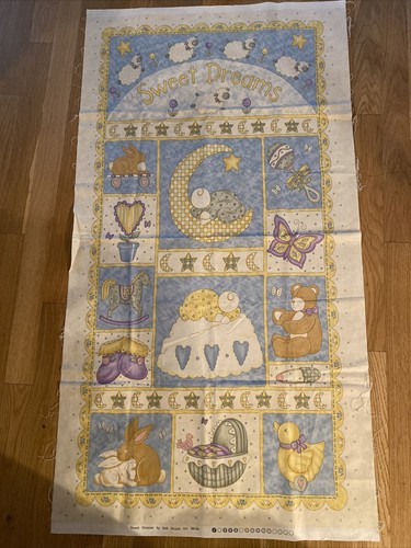 Moda Sweet Dreams Baby Quilt Fabric Panel by Deb Strain 43x23