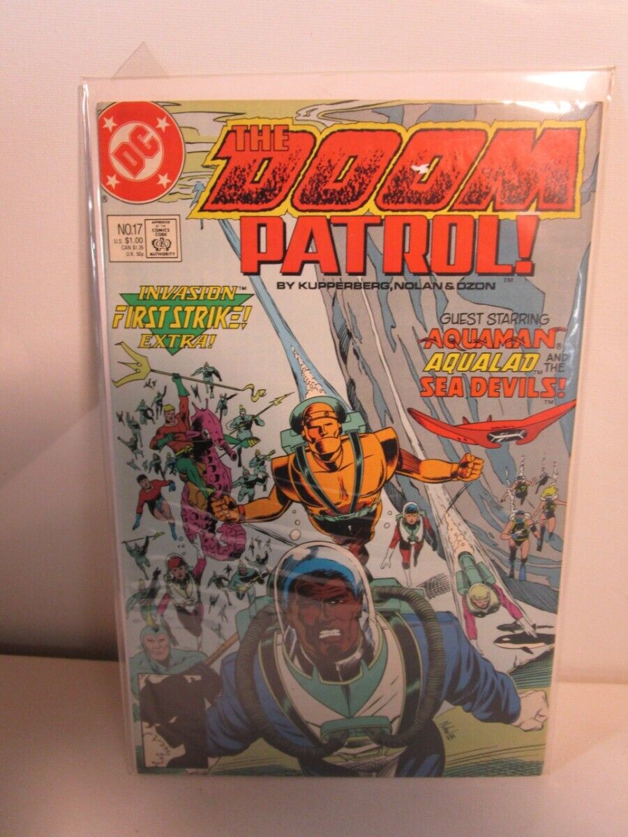 The Doom Patrol DC Comics No 17 1988 Bagged Boarded
