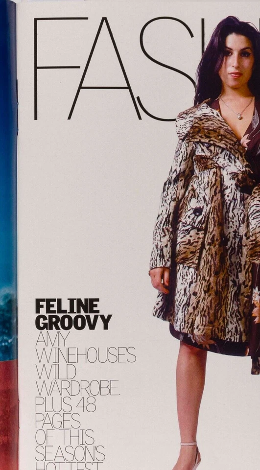 Amy Winehouse FASHION SHOOT & INTERVIEW Frank 5 pages RARE 2000'S PHOTO MAGAZINE - Image 2 of 4