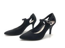 Graceland ladies pumps size 37 UK4 high heels heels block heel black