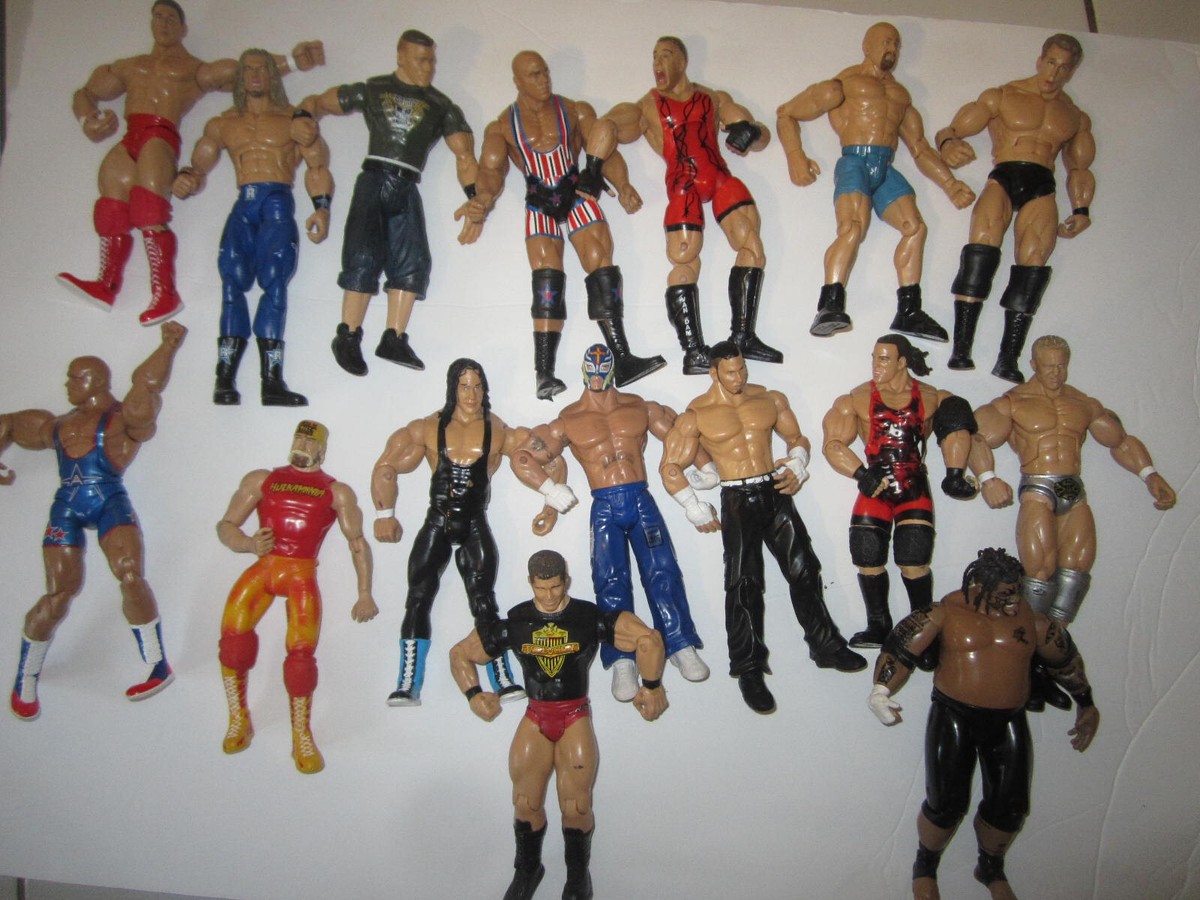 WWF フィギュアセット 16点まとめ売り WWF フィギュアセット 16点