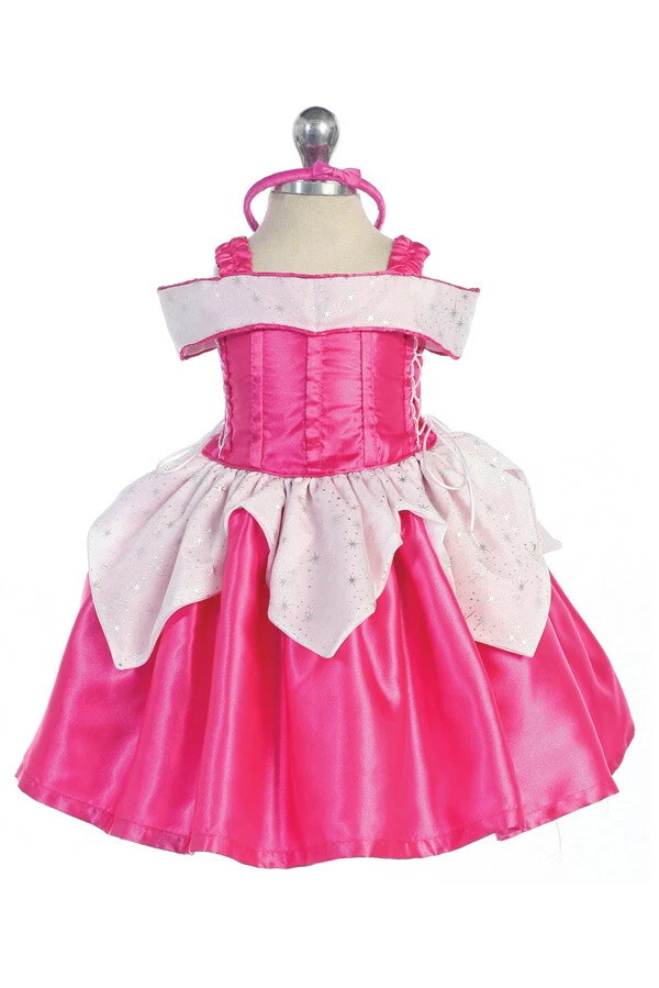 Sleeping Beauty Princess Aurora dress costume for girls NEW with Crown - Изображение 3 из 3