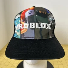 Roblox Hat Cap Youth Snap Back Black Gamer Nice