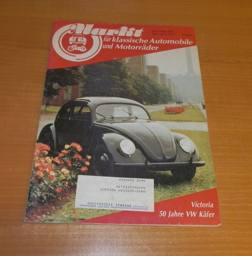 Markt 3/84, 50 Jahre VW Käfer, Victoria Motorräder, Randonnée Alpine, #H