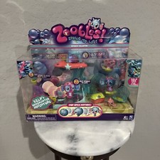 Zoobles Kelps Underwater Adventure Spring to Life toy playset girls Complete