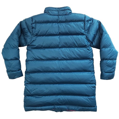 Patagonia Down For Fun Jacket Girls M 10 Puffer Down Zip Up Teal NO HOOD - Picture 2 of 12