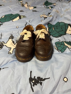 90's Martens US UK Brogues England Brown Wingtip Chunky Platform  8604