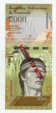 Venezuela 2000 Bolivares 18-8-2016 Pick 96.s UNC Uncirculated Banknote Specimen
