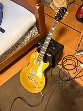 Electric Guitar Epiphone Les Paul Standard Gold Top Solid Body Japan