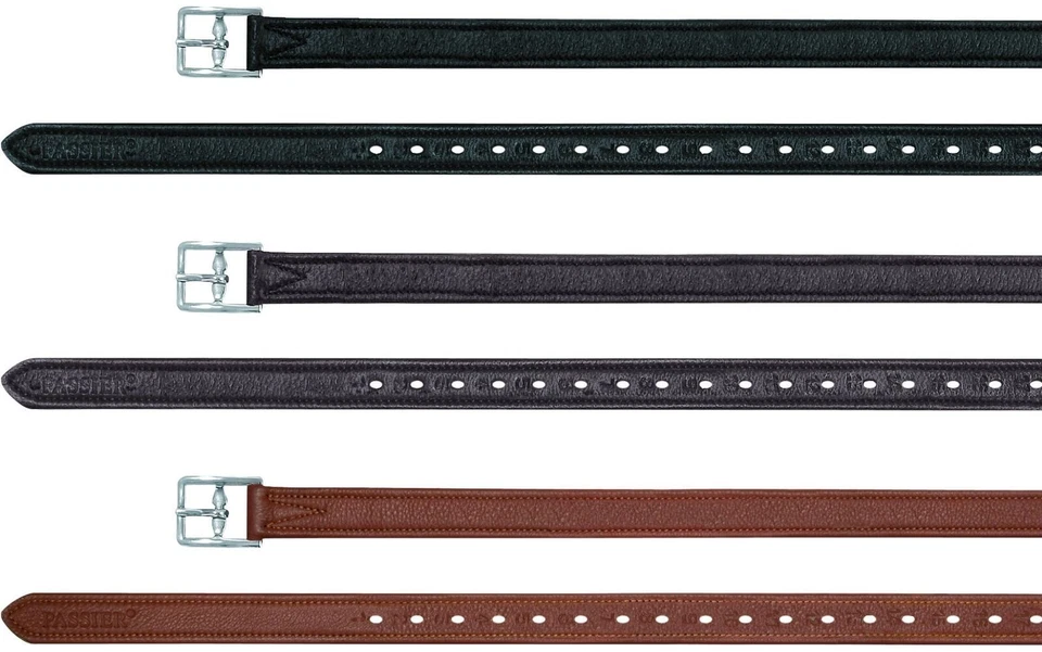 Passier Steigbügelriemen "Velvet Touch" mit Nyloneinlage in 3 Farben