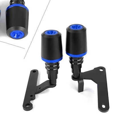 Frame Slider Guard Crash-Pads Schutz BLAU für Yamaha YZF 600 R6 2017 2018-2021
