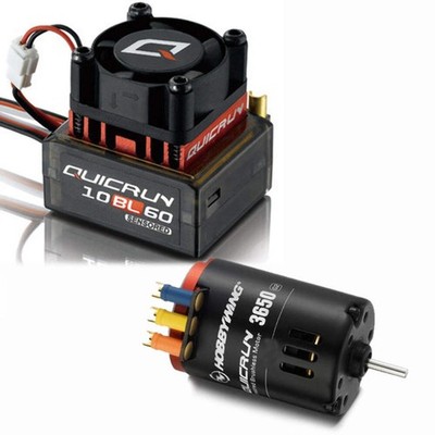 Hobbywing Quickrun 16BL30 G2 ESC & 2435SL 4500KV G3 Motor Combo Losi NASCAR HWI3