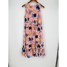 J Crew Womens Midi Dress 10 Floral Garden Party Cottagecore Romantic Feminine