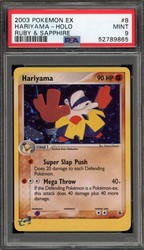 Hariyama 8/109 EX Ruby & Sapphire Holo Rare
