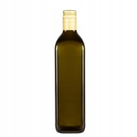 Flasche Marasca Kwadrat OlivgrÜN 750Ml FüR ÖL Und LiköR, Glasflasche